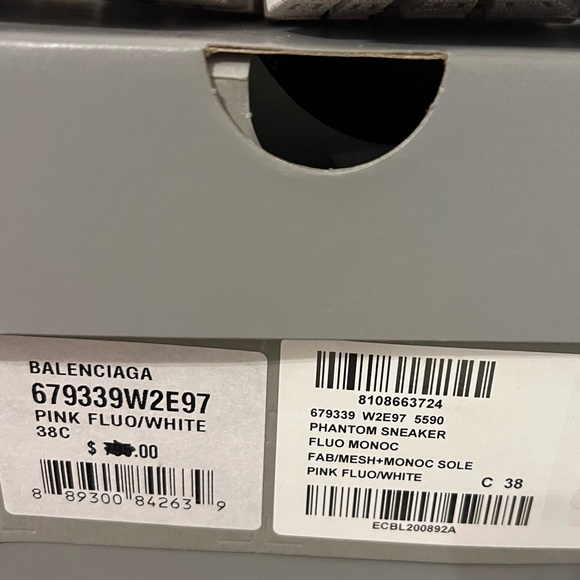 Balenciaga Phantom Monocolor Mesh Trainer Sneakers In Pink Fluo White - Picture 13 of 14